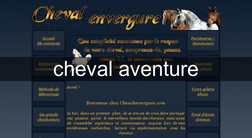 cheval aventure