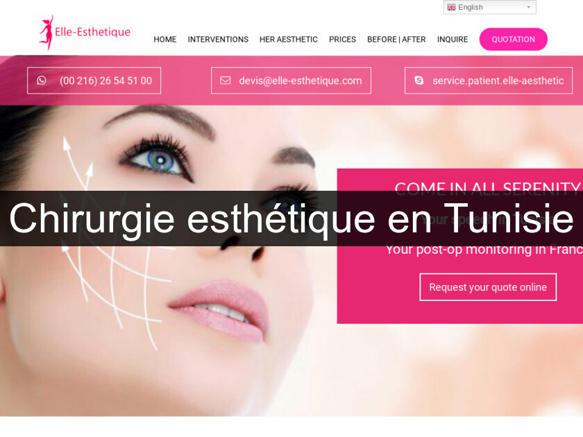 Chirurgie esthétique en Tunisie Chirurgie esthétique en Tunisie