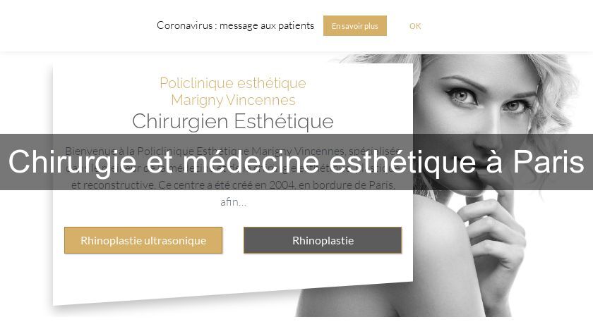 Chirurgie et médecine esthétique à Paris Chirurgie et médecine esthétique à Paris