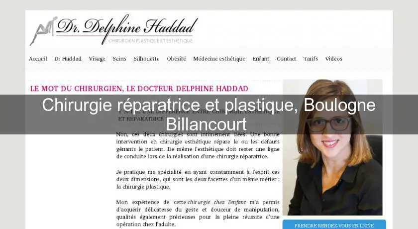 Chirurgie réparatrice et plastique, Boulogne Billancourt 