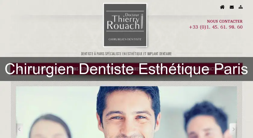 Chirurgien Dentiste Esthétique Paris