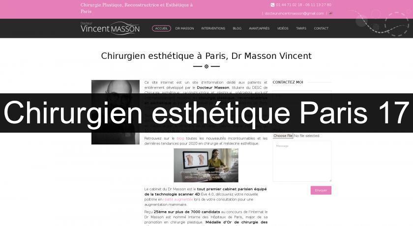 Chirurgien esthétique Paris 17 Chirurgien esthétique Paris 17
