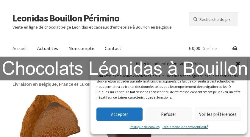 Chocolats Léonidas à Bouillon
