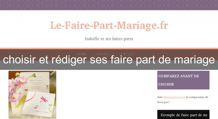 choisir et rédiger ses faire part de mariage choisir et rédiger ses faire part de mariage