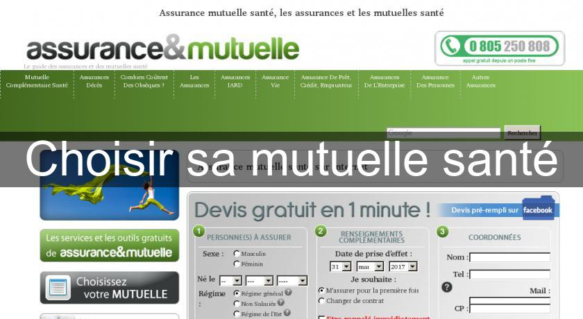 Choisir sa mutuelle santé Choisir sa mutuelle santé