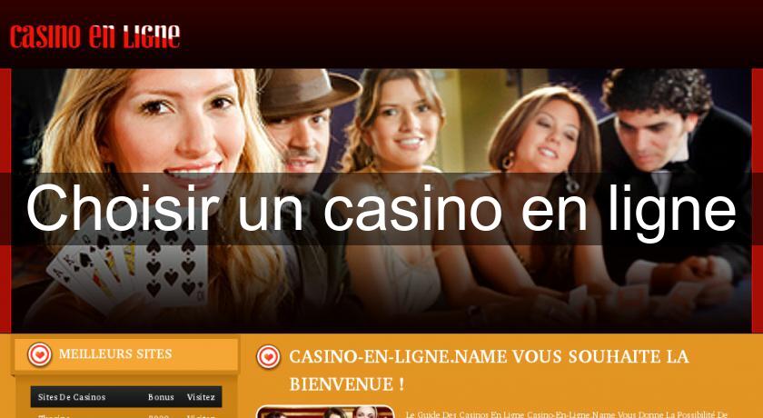 Choisir un casino en ligne