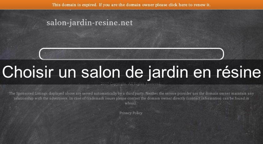 Choisir un salon de jardin en résine Choisir un salon de jardin en résine