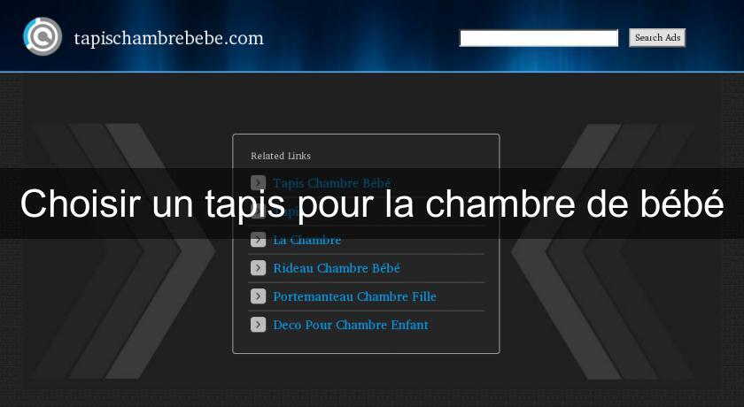 Choisir un tapis pour la chambre de bébé