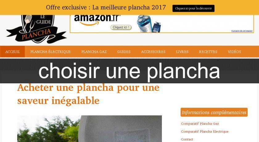 choisir une plancha choisir une plancha