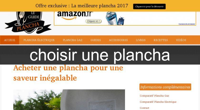 choisir une plancha