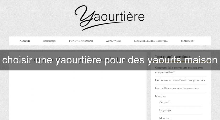 choisir une yaourtière pour des yaourts maison choisir une yaourtière pour des yaourts maison
