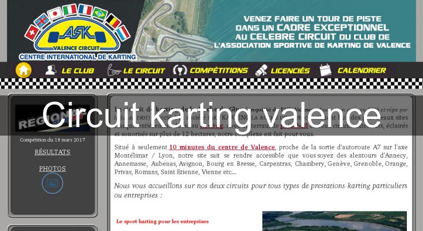 Circuit karting valence Circuit karting valence