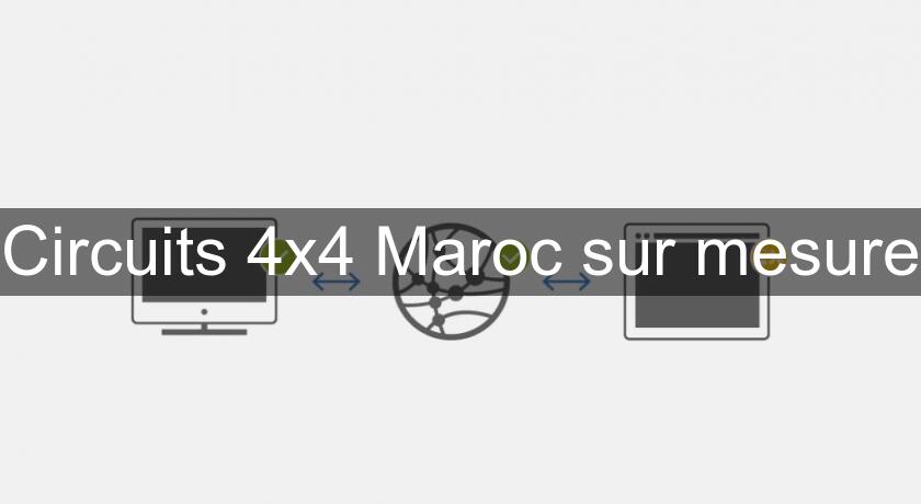 Circuits 4x4 Maroc sur mesure