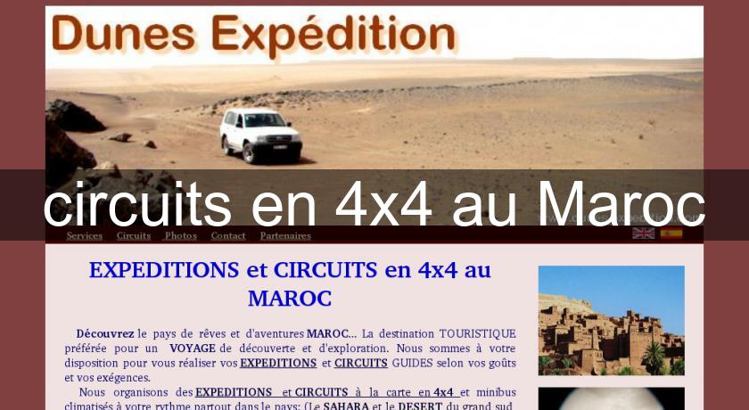circuits en 4x4 au Maroc circuits en 4x4 au Maroc