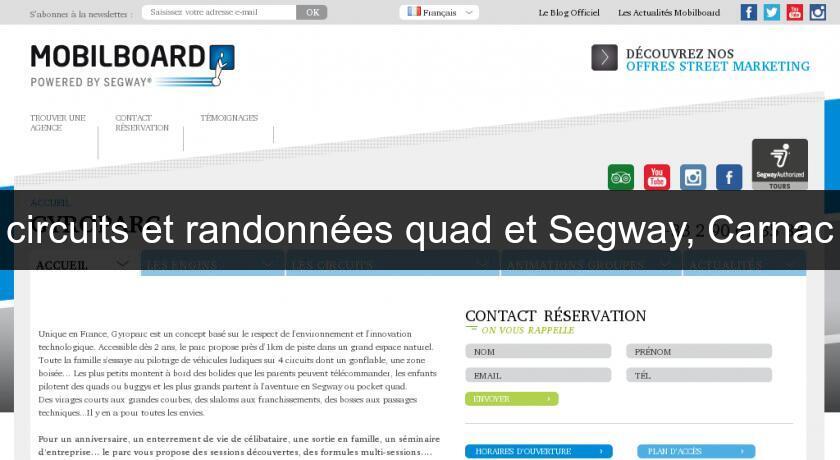 circuits et randonnées quad et Segway, Carnac circuits et randonnées quad et Segway, Carnac