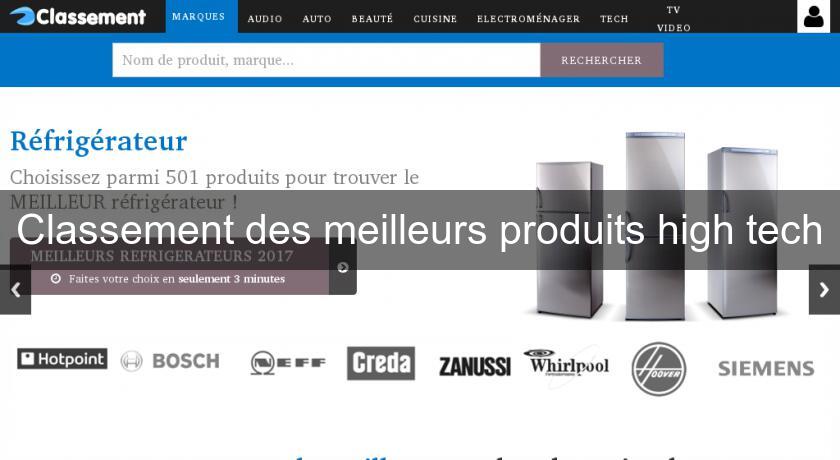 Classement des meilleurs produits high tech