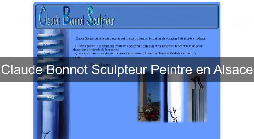 Claude Bonnot Sculpteur Peintre en Alsace