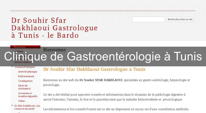 Clinique de Gastroentérologie à Tunis