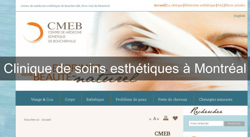 Clinique de soins esthétiques à Montréal