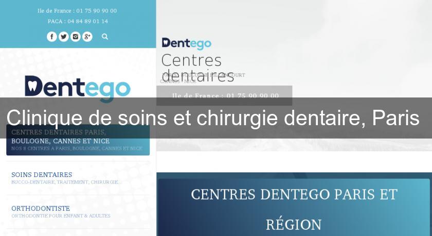 Clinique de soins et chirurgie dentaire, Paris 
