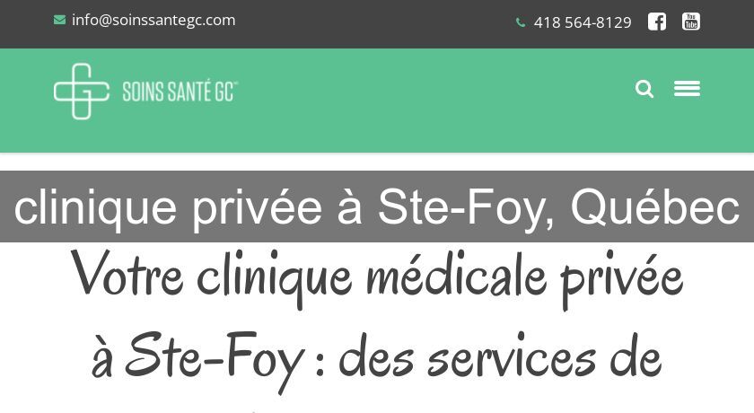 clinique privée à Ste-Foy, Québec clinique privée à Ste-Foy, Québec