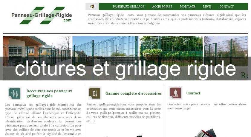 clôtures et grillage rigide clôtures et grillage rigide