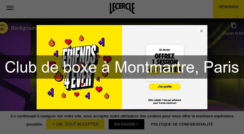 Club de boxe à Montmartre, Paris Club de boxe à Montmartre, Paris