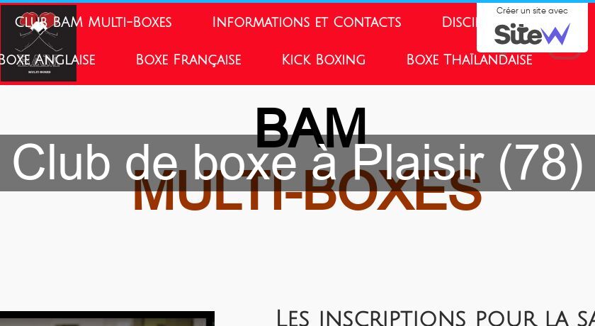 Club de boxe à Plaisir (78)