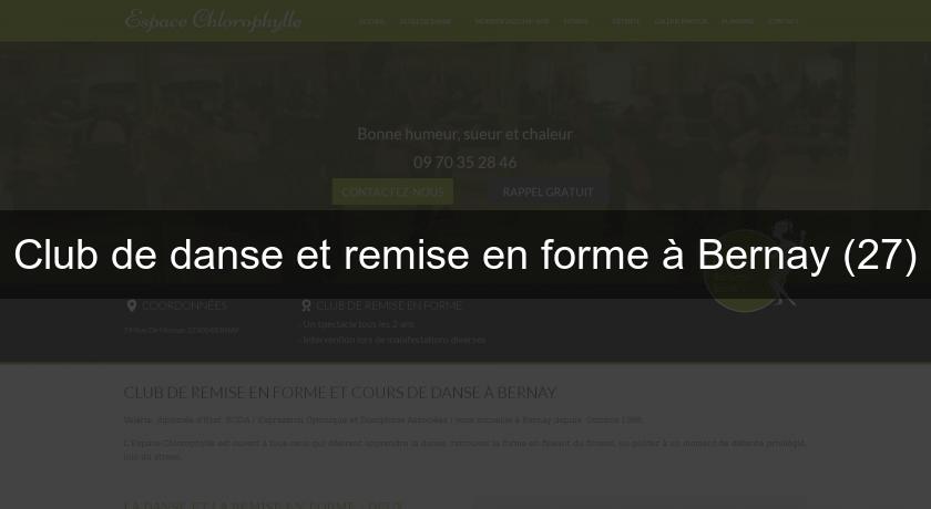Club de danse et remise en forme à Bernay (27) Club de danse et remise en forme à Bernay (27)