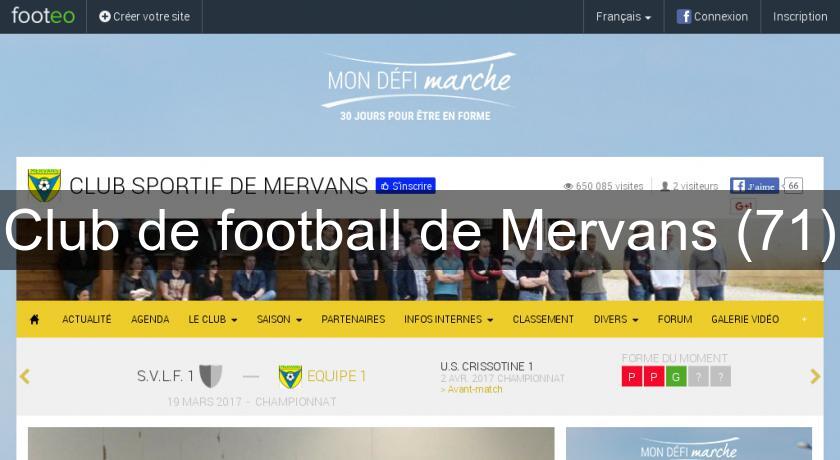 Club de football de Mervans (71) Club de football de Mervans (71)