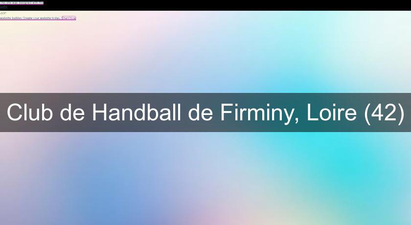Club de Handball de Firminy, Loire (42) Club de Handball de Firminy, Loire (42)