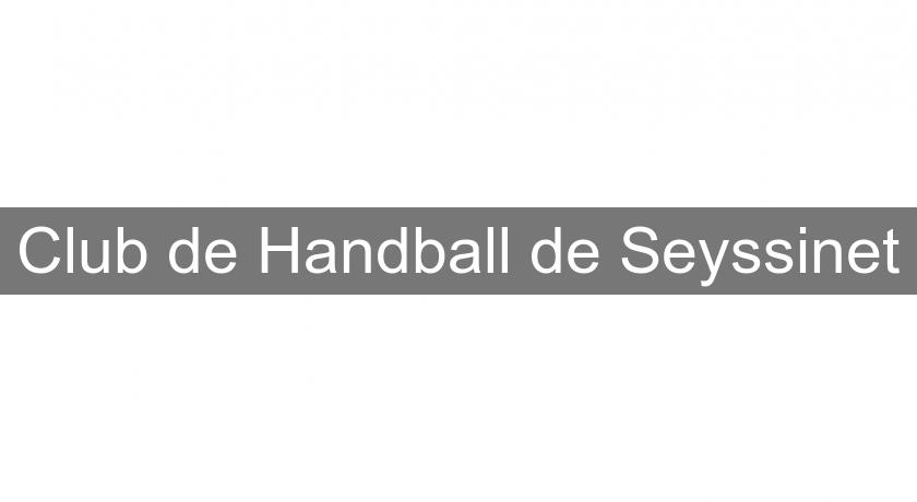 Club de Handball de Seyssinet Club de Handball de Seyssinet