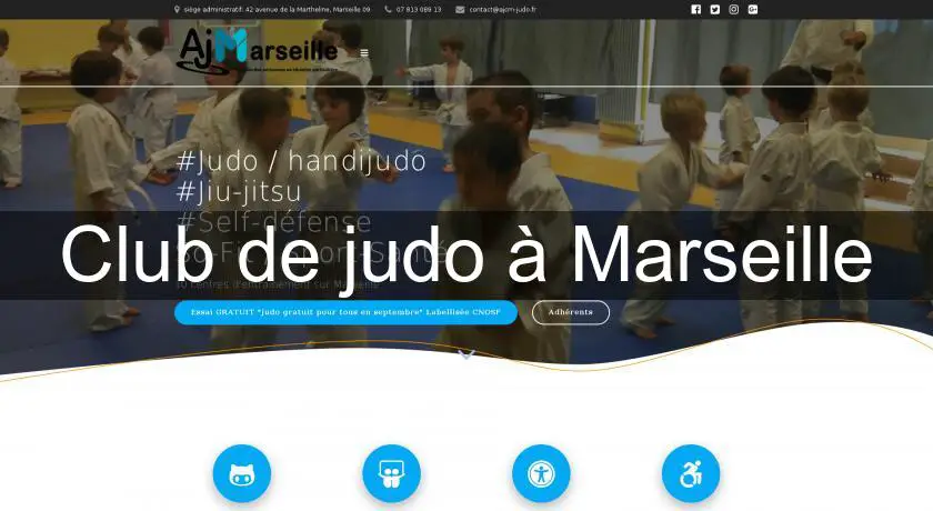 Club de judo à Marseille