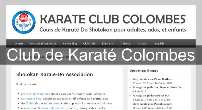 Club de Karaté Colombes Club de Karaté Colombes