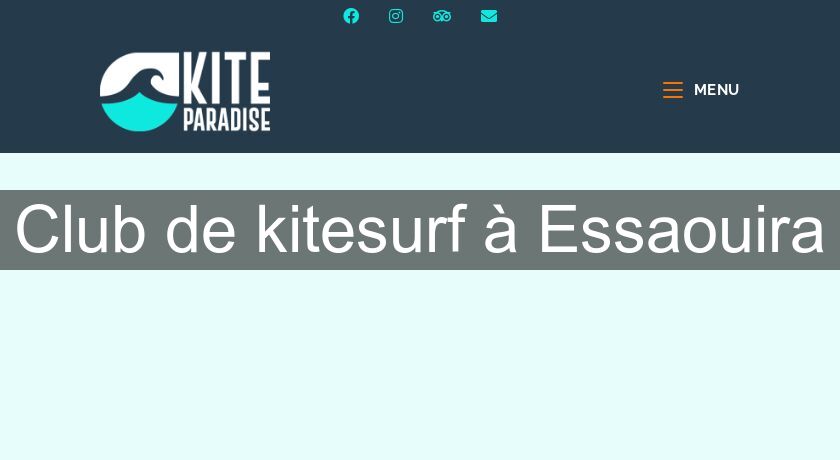Club de kitesurf à Essaouira