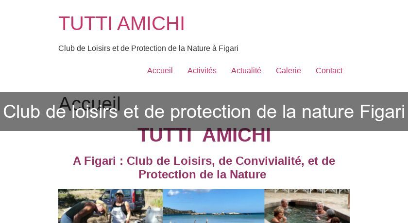 Club de loisirs et de protection de la nature Figari Club de loisirs et de protection de la nature Figari