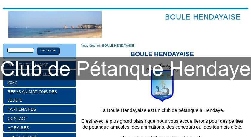 Club de Pétanque Hendaye Club de Pétanque Hendaye