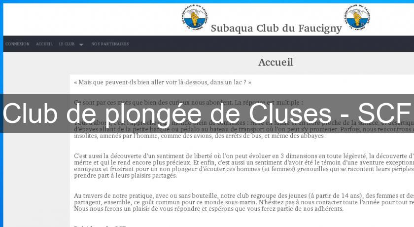 Club de plongée de Cluses - SCF Club de plongée de Cluses - SCF