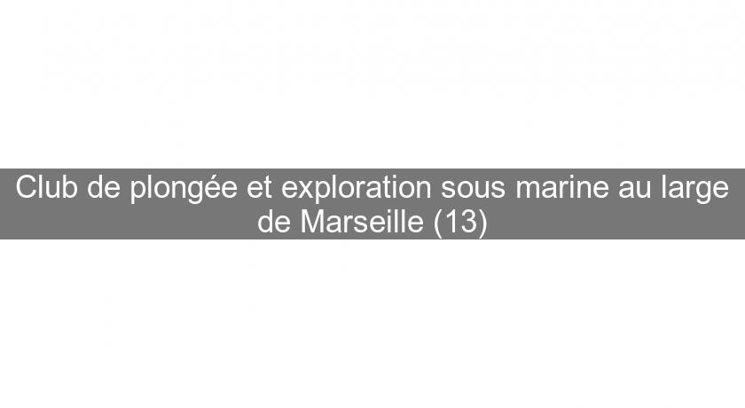 Club de plongée et exploration sous marine au large de Marseille (13)