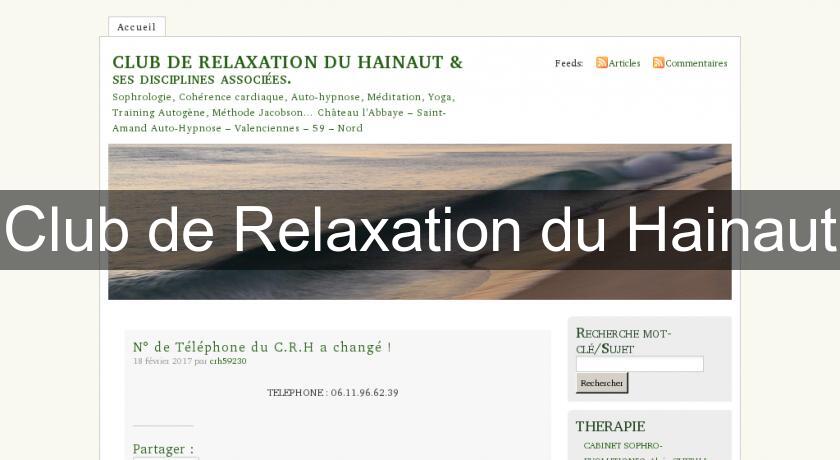 Club de Relaxation du Hainaut Club de Relaxation du Hainaut