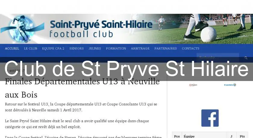 Club de St Pryve St Hilaire