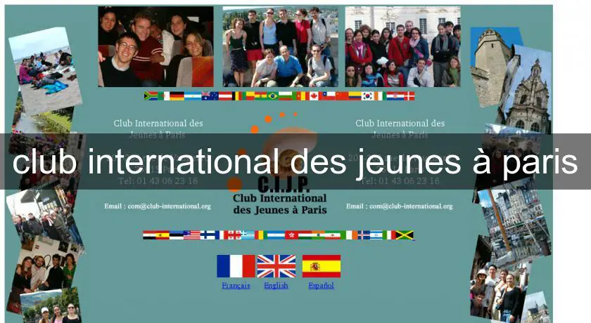club international des jeunes à paris