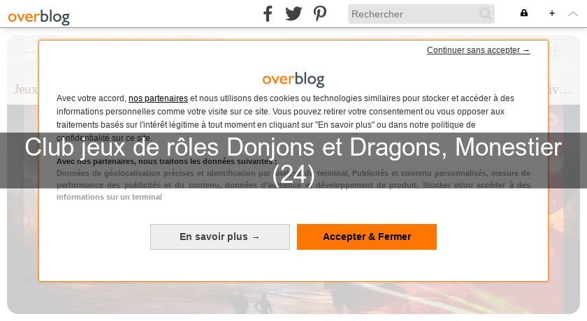 Club jeux de rôles Donjons et Dragons, Monestier (24) Club jeux de rôles Donjons et Dragons, Monestier (24)