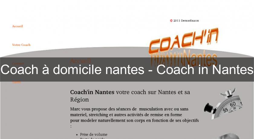 Coach à domicile nantes - Coach'in Nantes Coach à domicile nantes - Coach'in Nantes