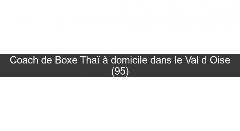 Coach de Boxe Thaï à domicile dans le Val d'Oise (95)