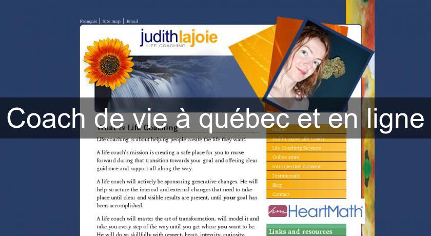 Coach de vie à québec et en ligne