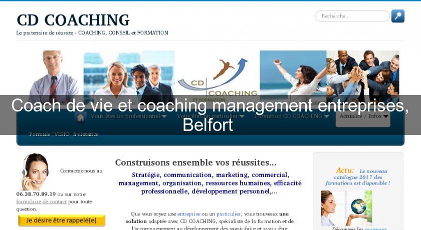 Coach de vie et coaching management entreprises, Belfort 