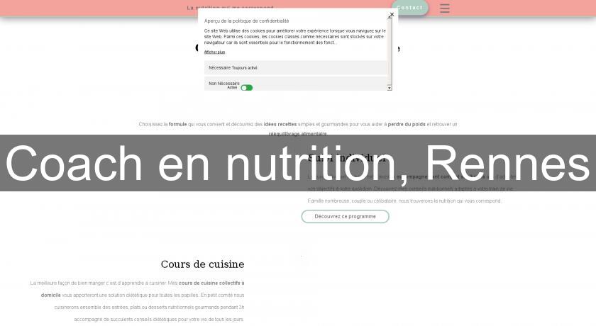 Coach en nutrition, Rennes Coach en nutrition, Rennes