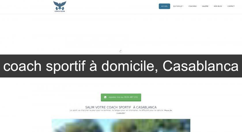 coach sportif à domicile, Casablanca coach sportif à domicile, Casablanca