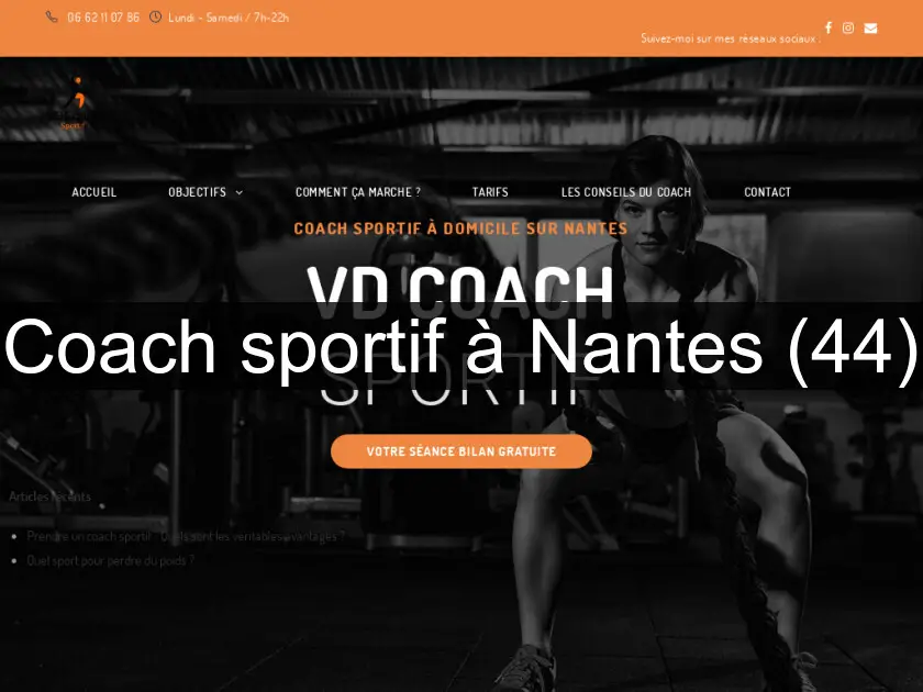Coach sportif à Nantes (44)